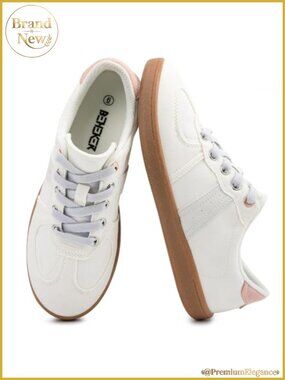Women's Slip-On Canvas Retro Tennis Shoes, Easy Pull-On